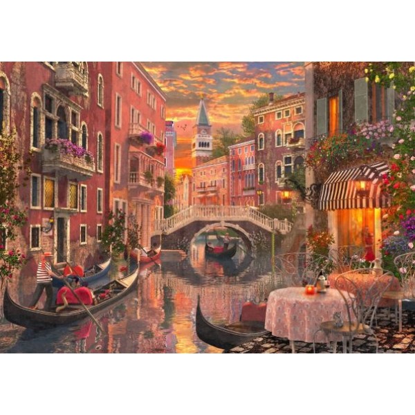 Wenecja, Zachód słońca (1500el.) - Sklep Art Puzzle
